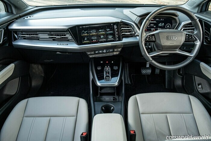 El Audi Q4 45 e-tron ofrece comodidad, pero oculta atajos costosos: reseña | Carscoops